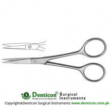Nerve Dissecting Scissor Straight Stainless Steel, 11.5 cm - 4 1/2"